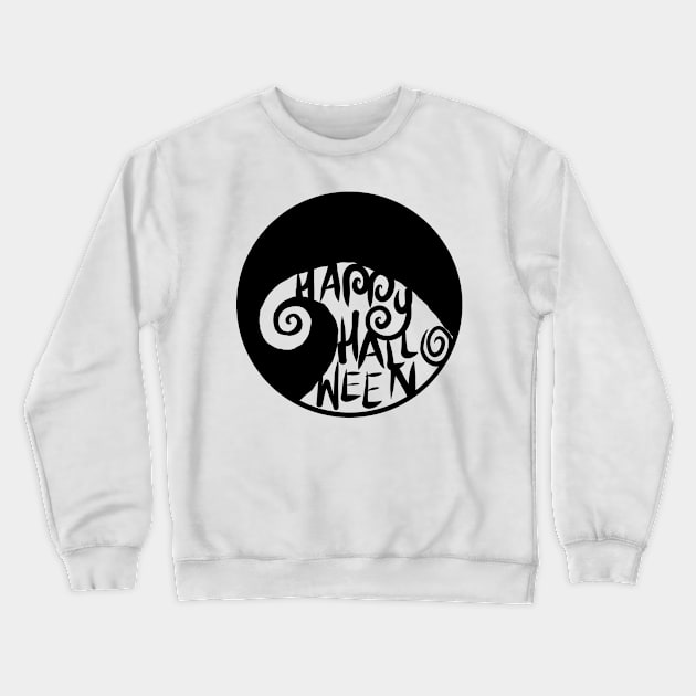 Happy Spooky Halloween Crewneck Sweatshirt by superdupertees